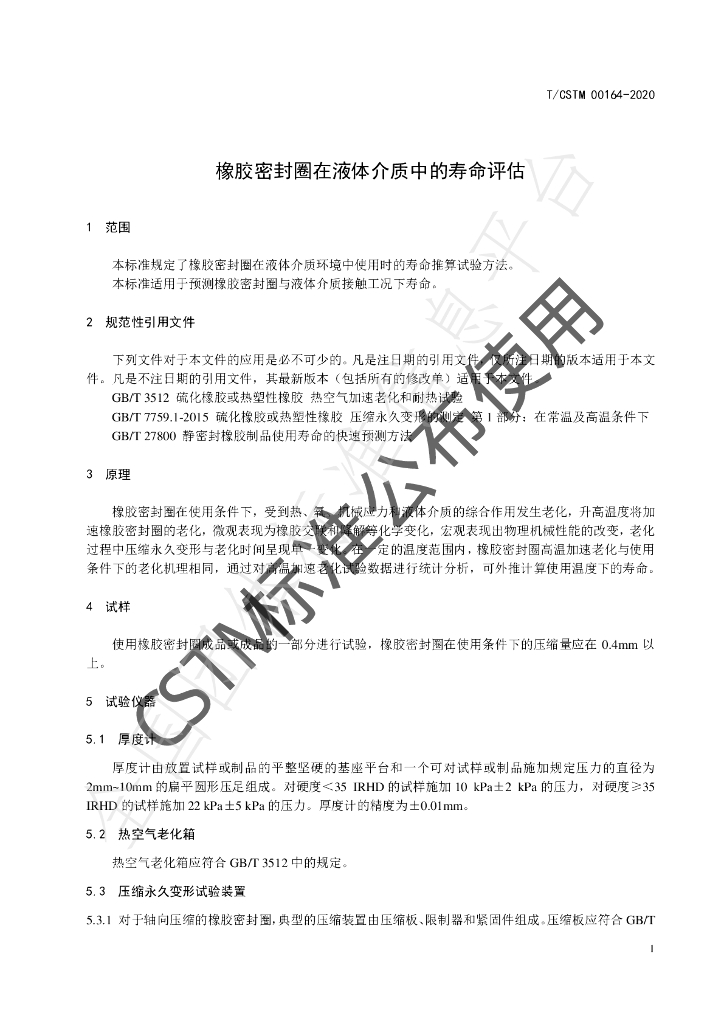 T/CSTM 00164-2020 标准预览