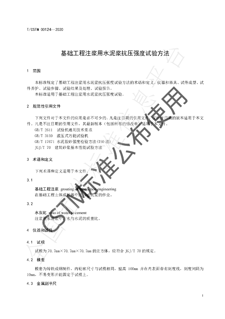 T/CSTM 00124-2020 标准预览