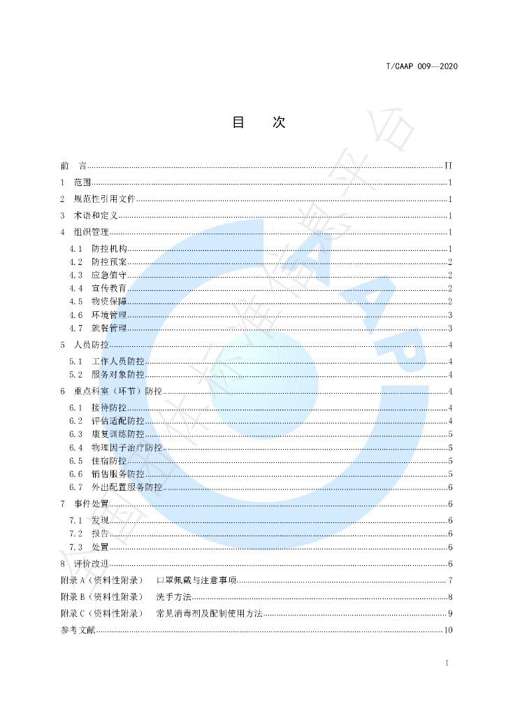 T/CAAP 009-2020 标准预览