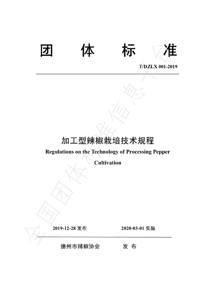 T/DZLX 001-2019 标准预览