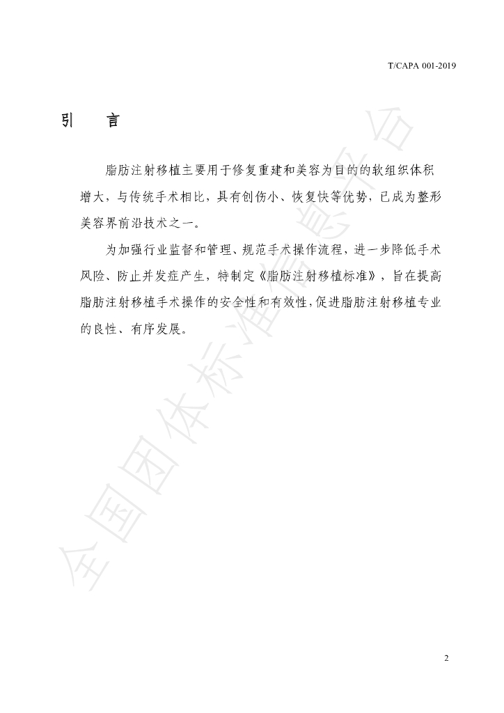 T/CAPA 001-2019 标准预览