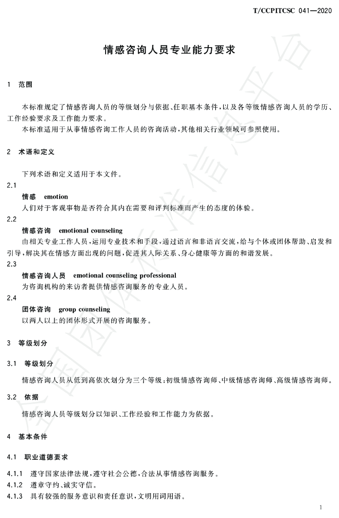 T/CCPITCSC 041-2020 标准预览