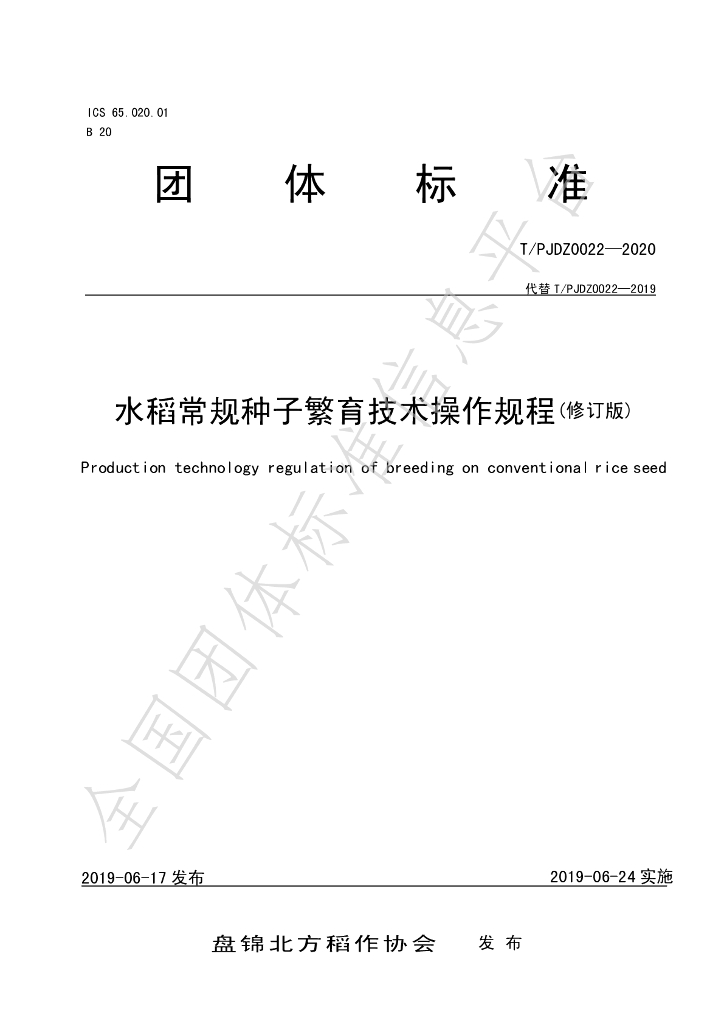 T/PJDZ 0022-2020 标准预览