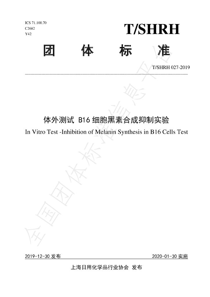 T/SHRH 027-2019 标准预览