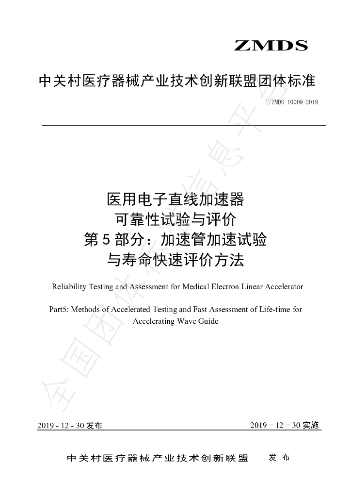 T/ZMDS 10009-2019 标准预览