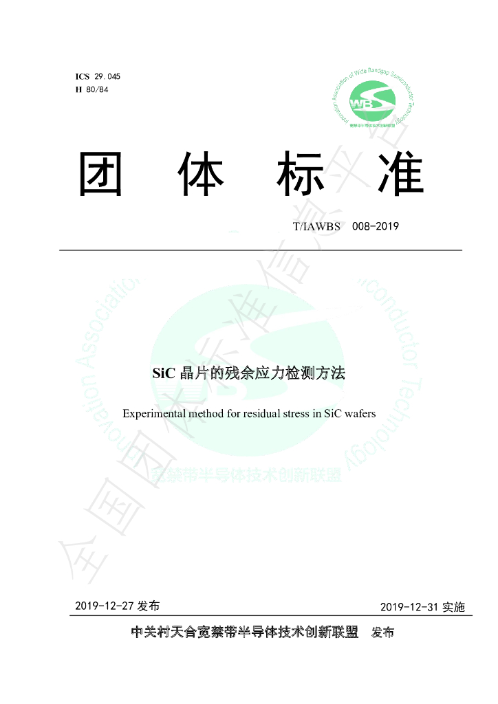 T/IAWBS 008-2019 标准预览
