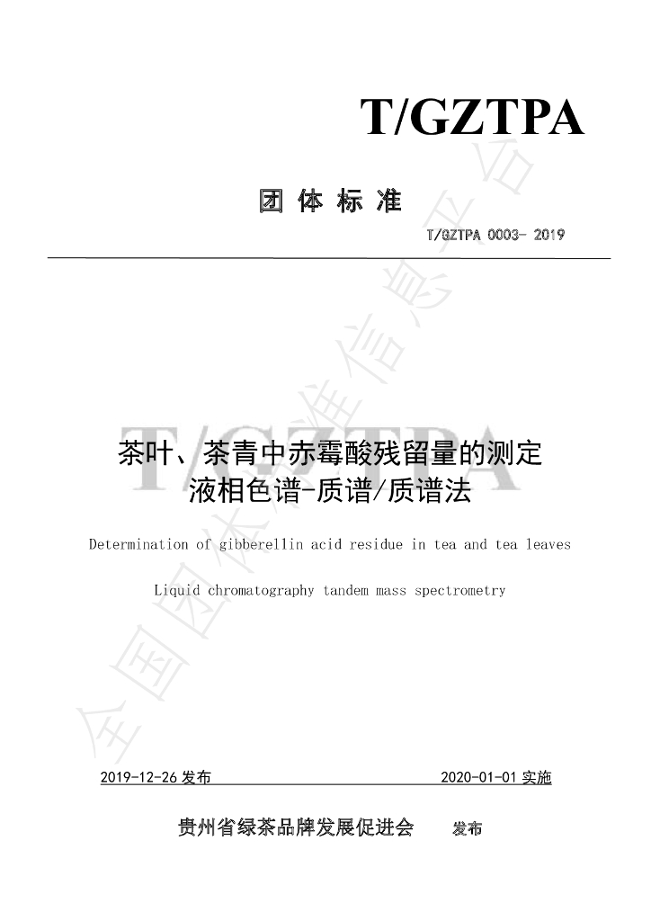 T/GZTPA 0003-2019 标准预览