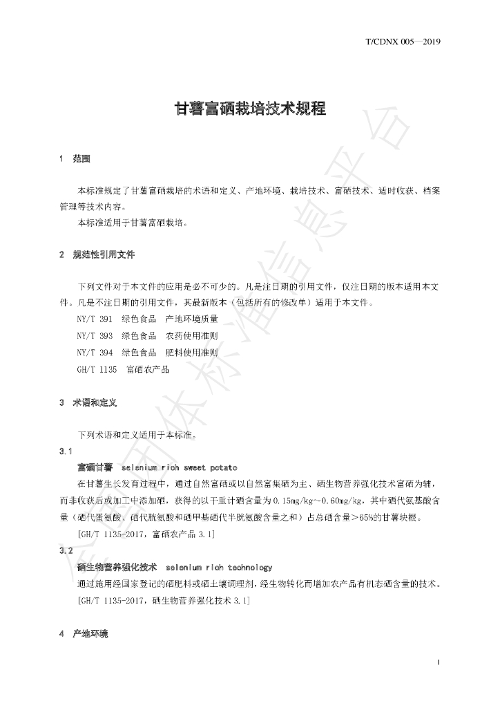 T/CDNX 005-2019 标准预览