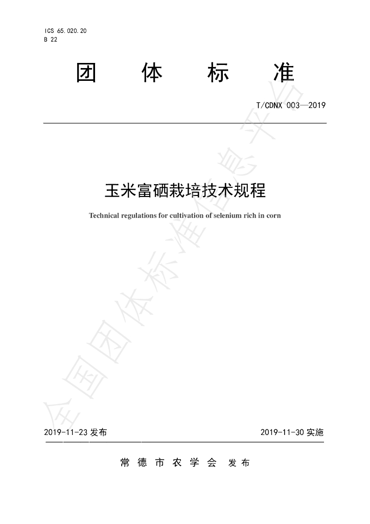 T/CDNX 003-2019 标准预览
