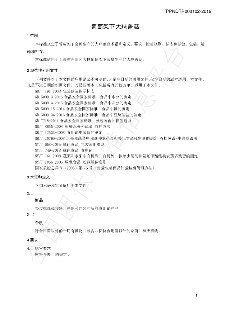 T/PNDTR 000102-2019 标准预览