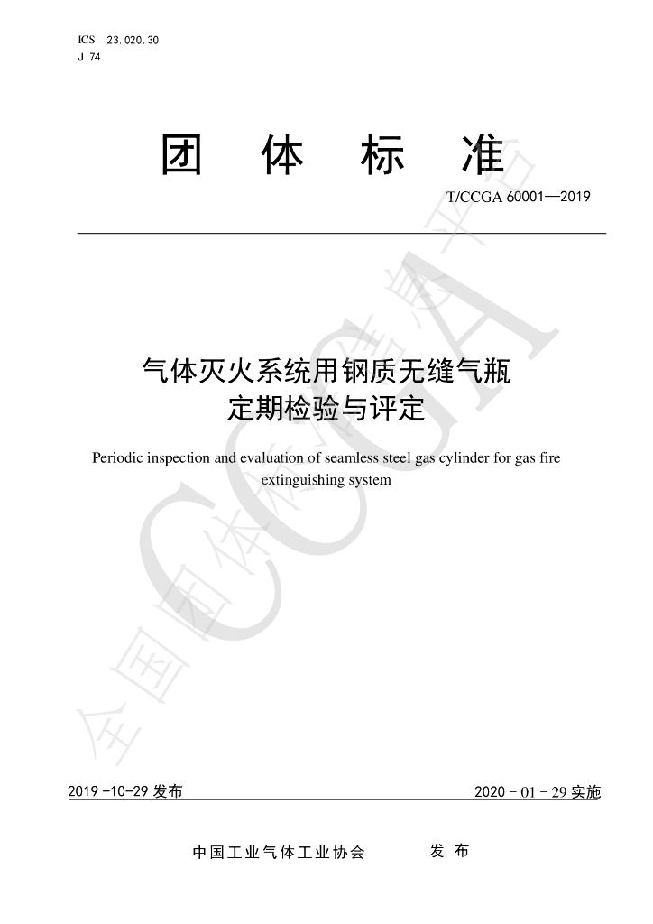 T/CCGA 60001-2019 标准预览