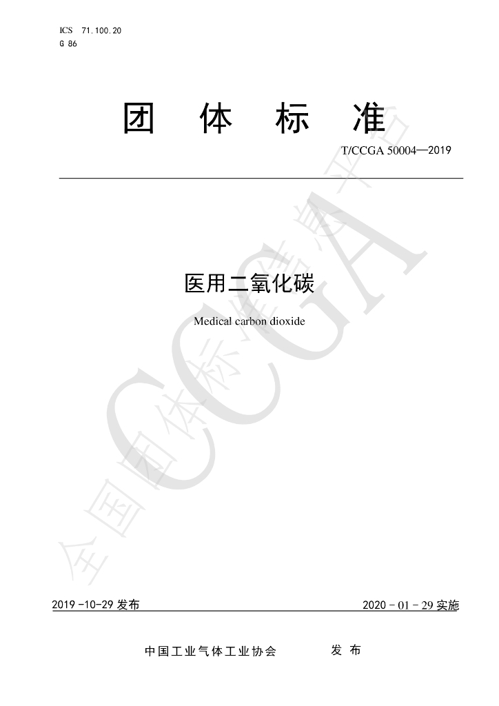 T/CCGA 50004-2019 标准预览