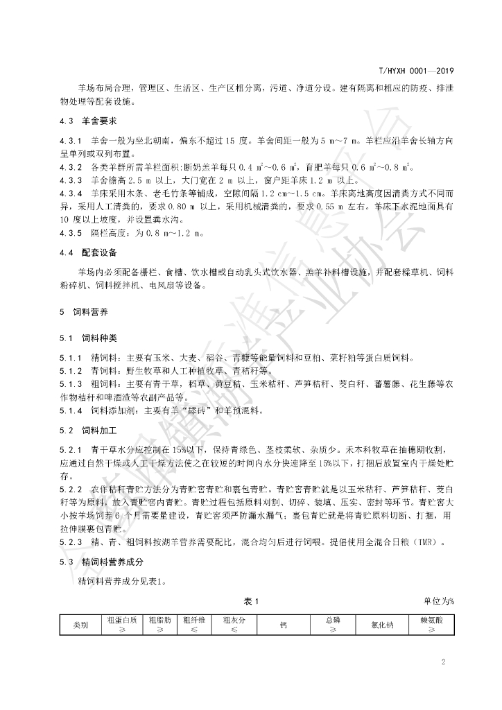 T/HYXH 0001-2019 标准预览