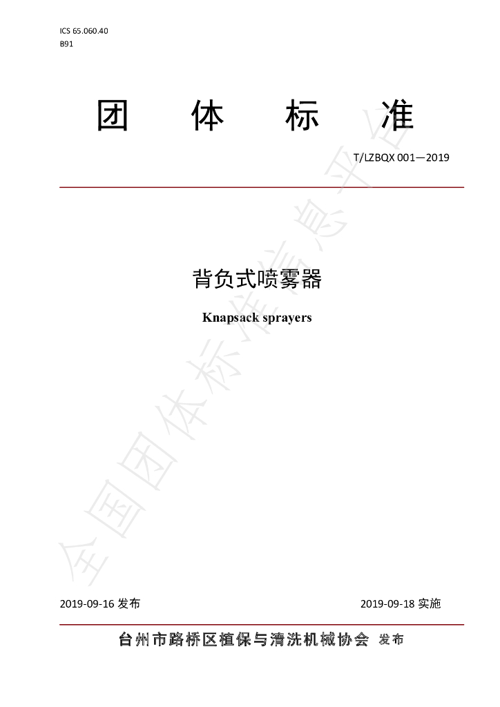 T/LZBQX 001-2019 标准预览