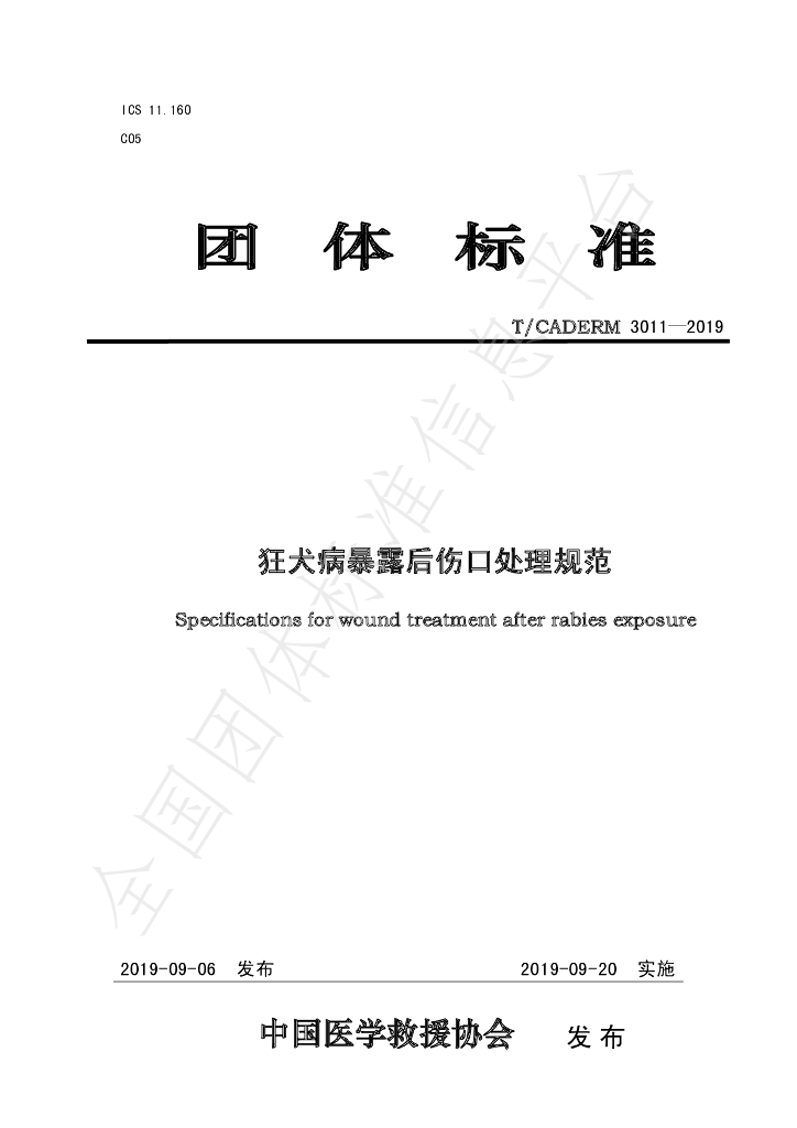 T/CADERM 3011-2019 标准预览