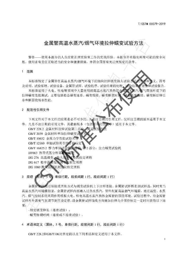 T/CSTM 00079-2019 标准预览