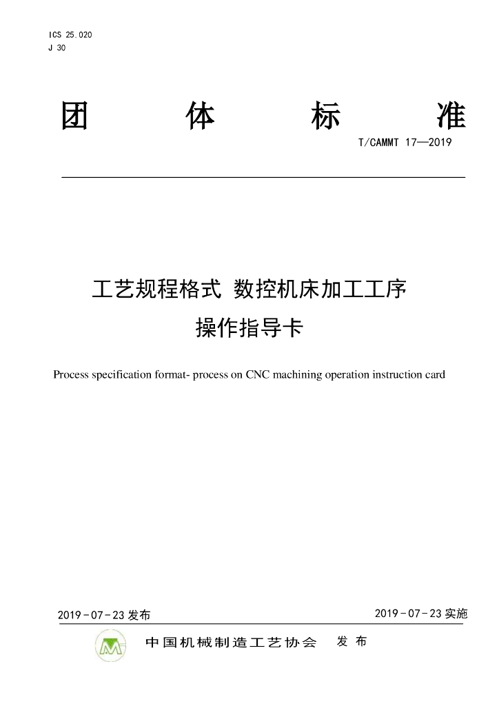 T/CAMMT 17-2019 标准预览