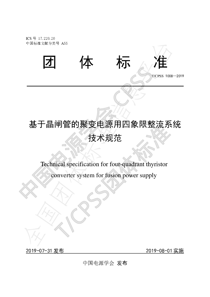 T/CPSS 1008-2019 标准预览