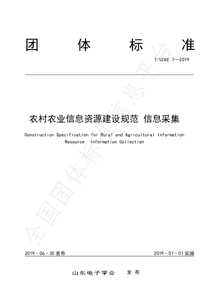 T/SDIE 7-2019 标准预览