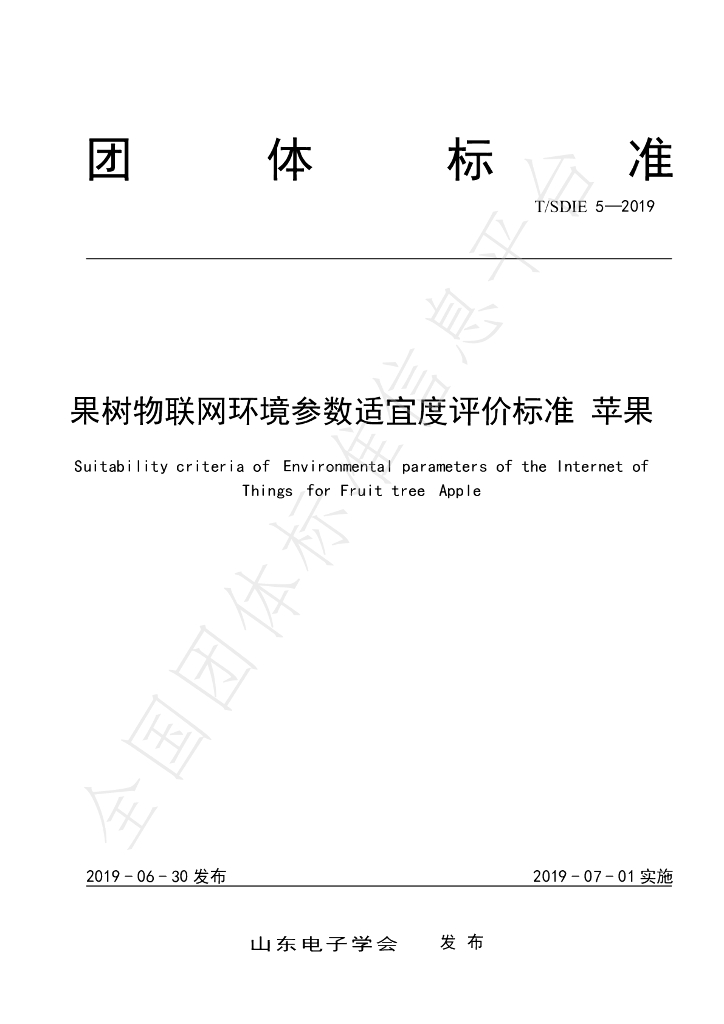 T/SDIE 5-2019 标准预览