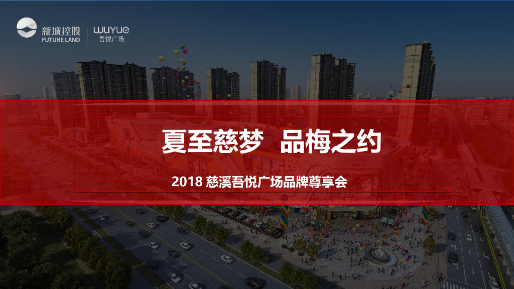 2018慈溪吾悦广场品牌尊享会策划案