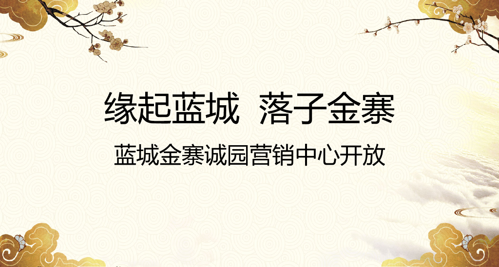 2018蓝城金寨诚园营销中心开放策划案