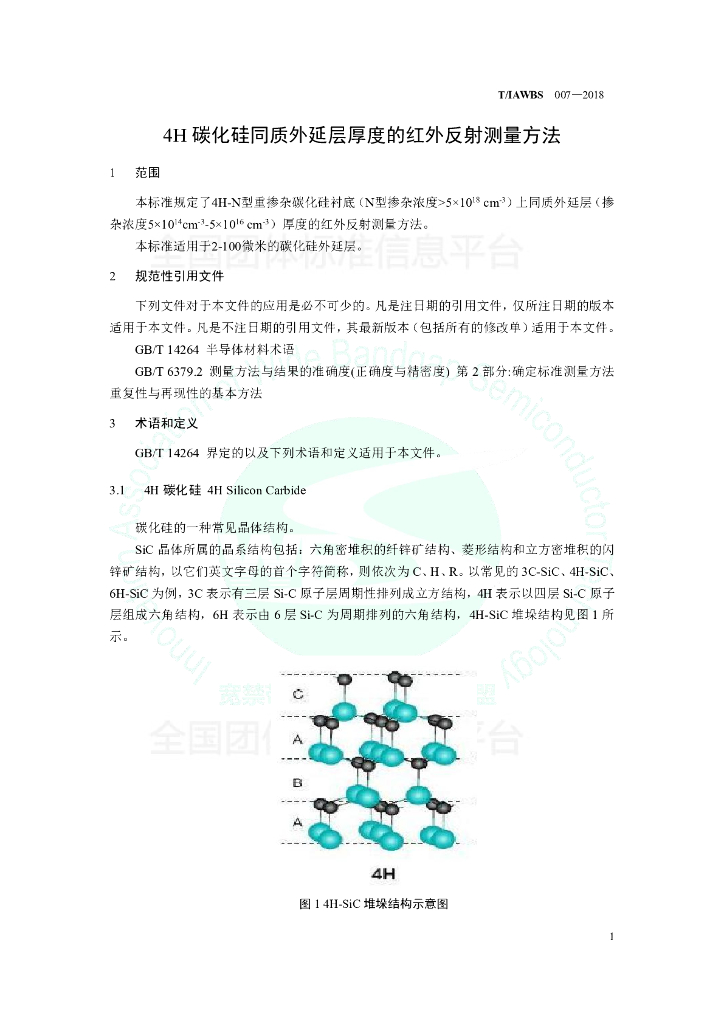 T/IAWBS 007-2018 标准预览