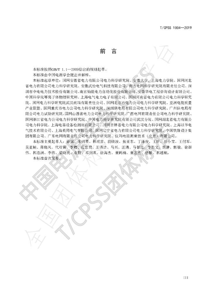 T/CPSS 1004-2019 标准预览