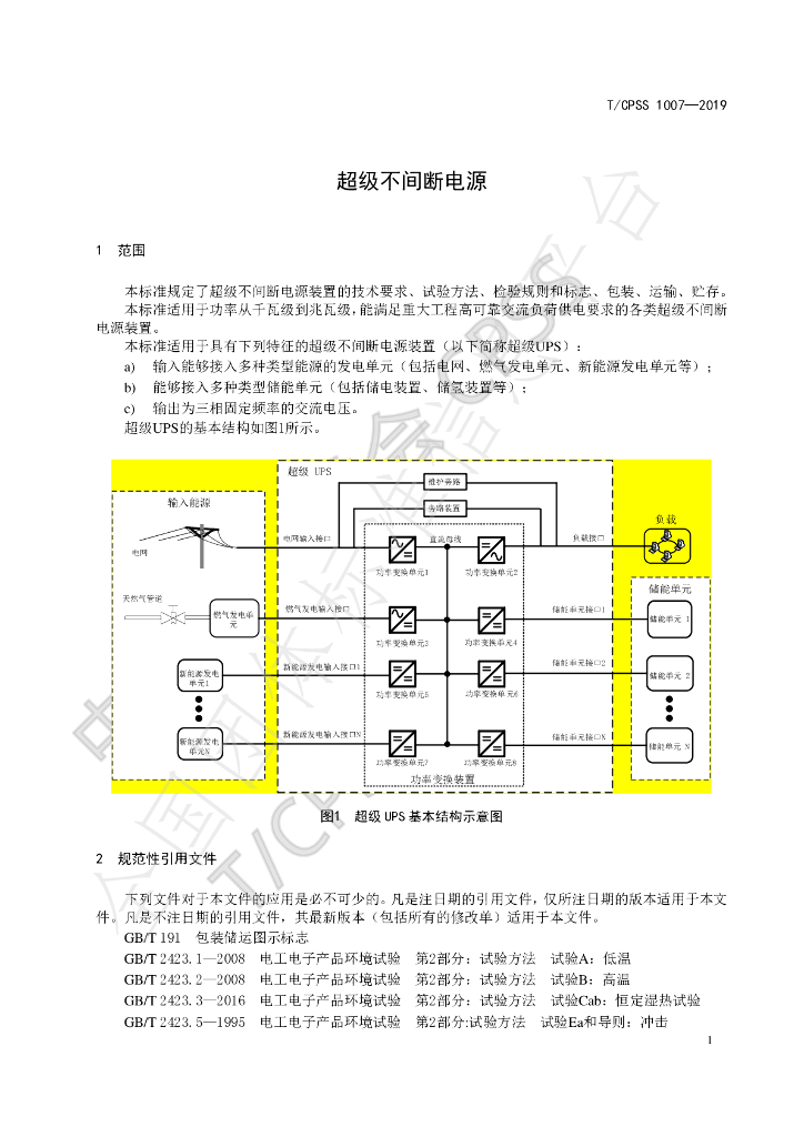 T/CPSS 1007-2019 标准预览