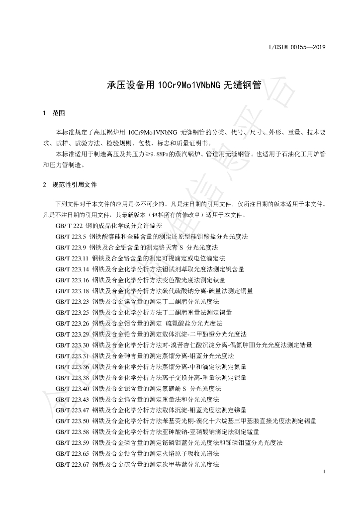 T/CSTM 00155-2019 标准预览
