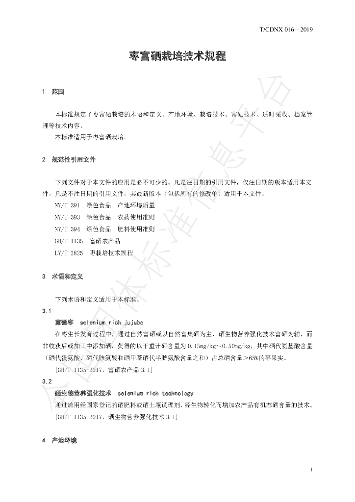 T/CDNX 016-2019 标准预览