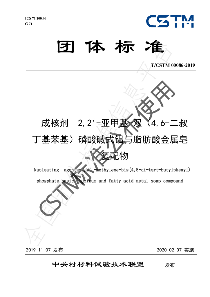 T/CSTM 00086-2019 标准预览