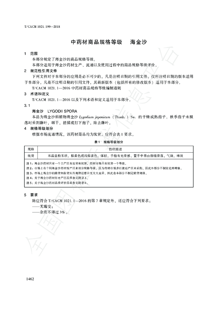 T/CACM 1021.199-2018 标准预览