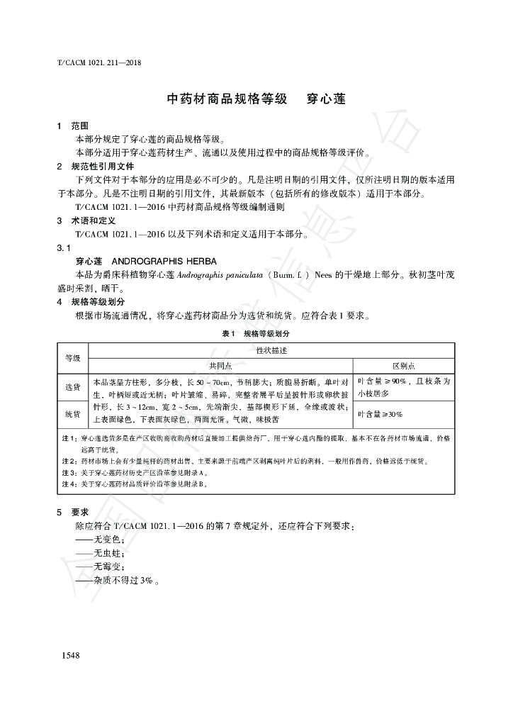 T/CACM 1021.211-2018 标准预览