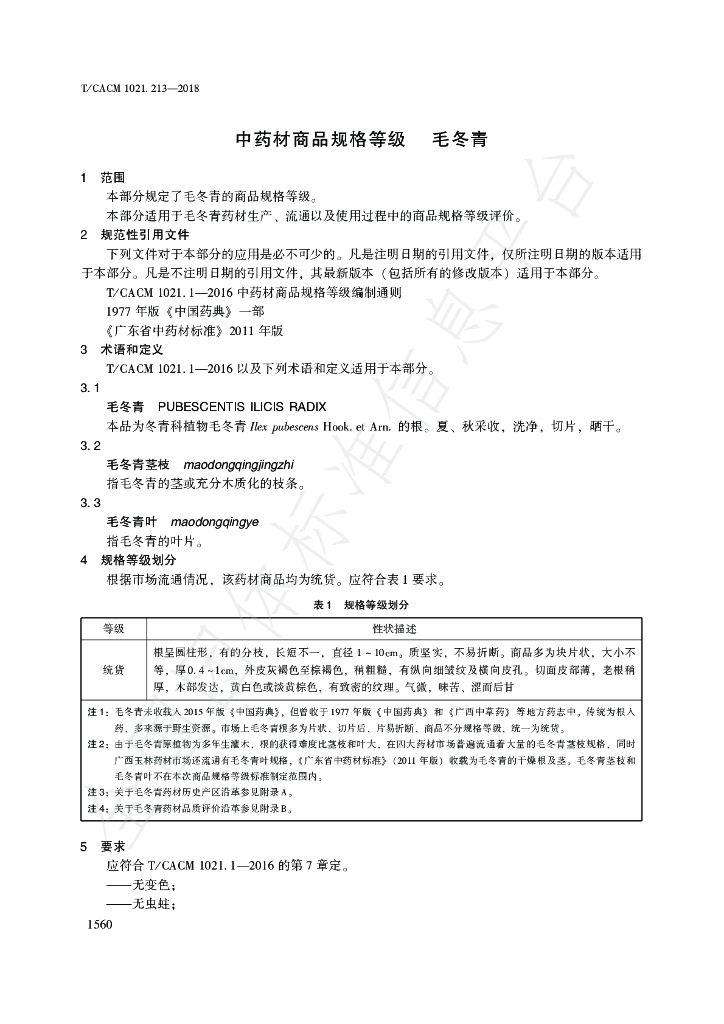 T/CACM 1021.213-2018 标准预览