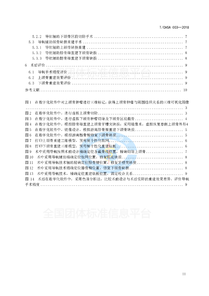 T/CHSA 003-2018 标准预览