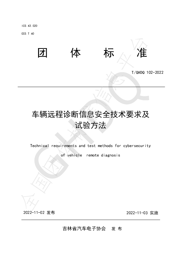 T/GHDQ 102-2022 标准预览