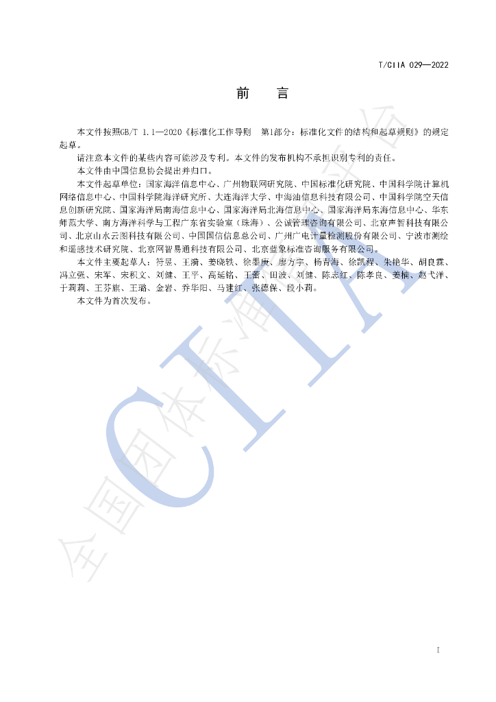 T/CIIA 029-2022 标准预览