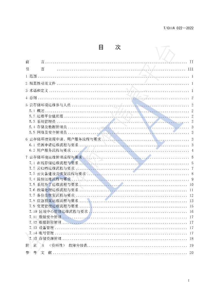 T/CIIA 022-2022 标准预览
