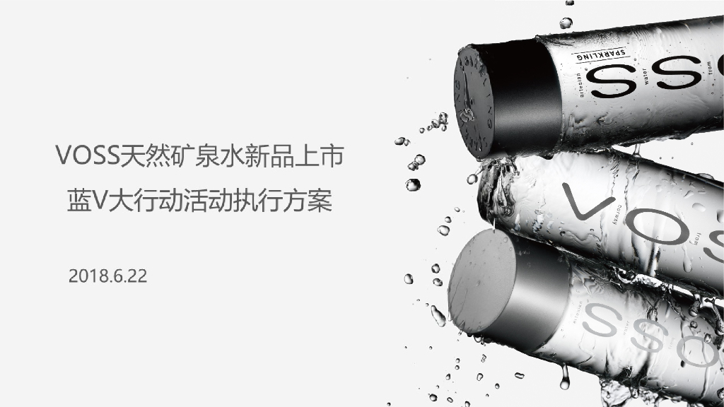 2018VOSS天然矿泉水上市蓝V大行动执行方案