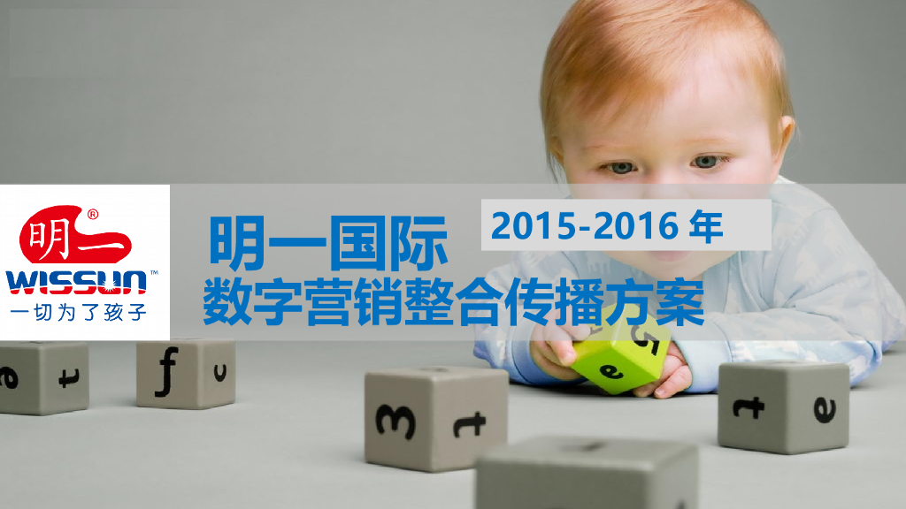 2015-2016明一国际数字营销整合传播方案
