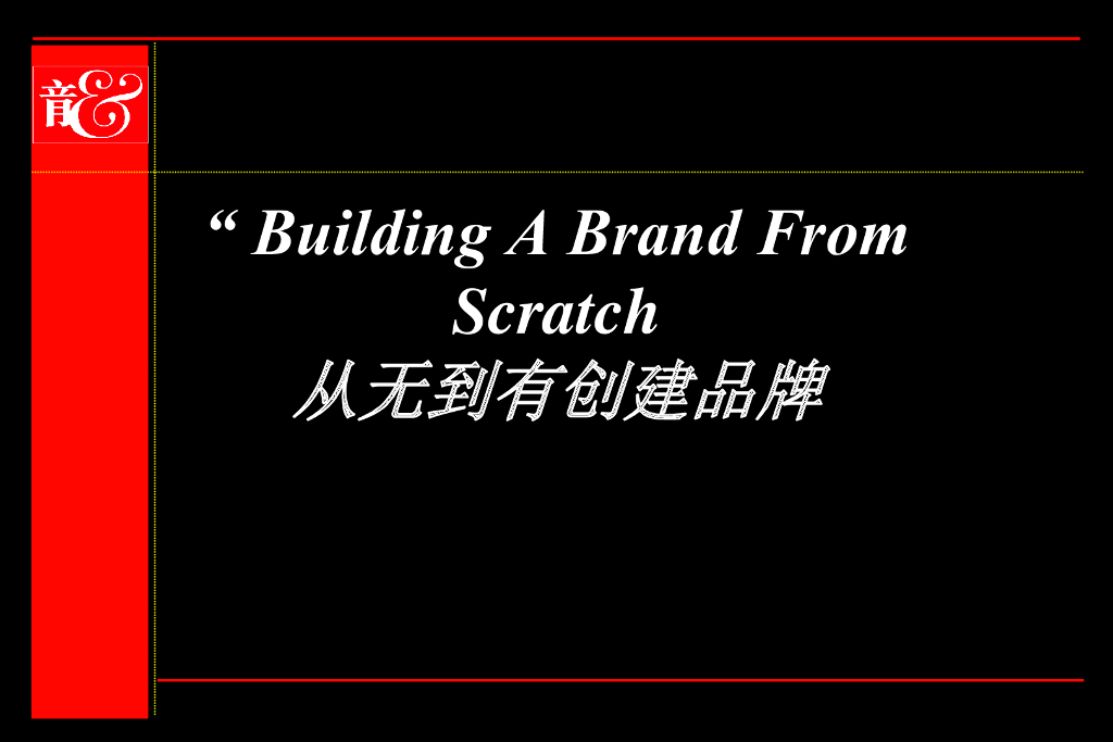 奥美-经典之作从无到有创建品牌