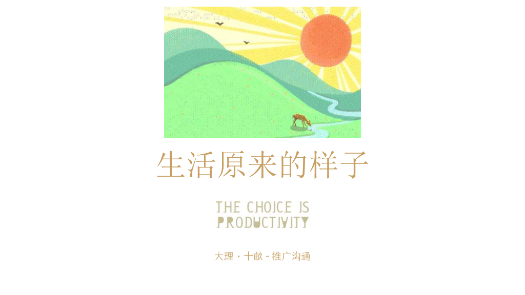 2020大理+畝温泉5000亩文旅项目推广策略案