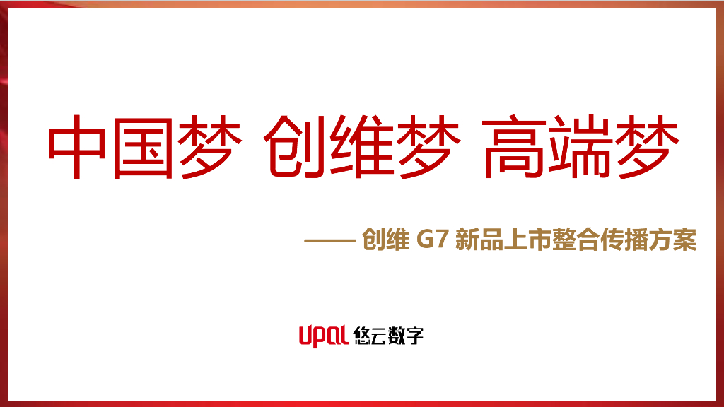 创维G7新品上市整合传播方案