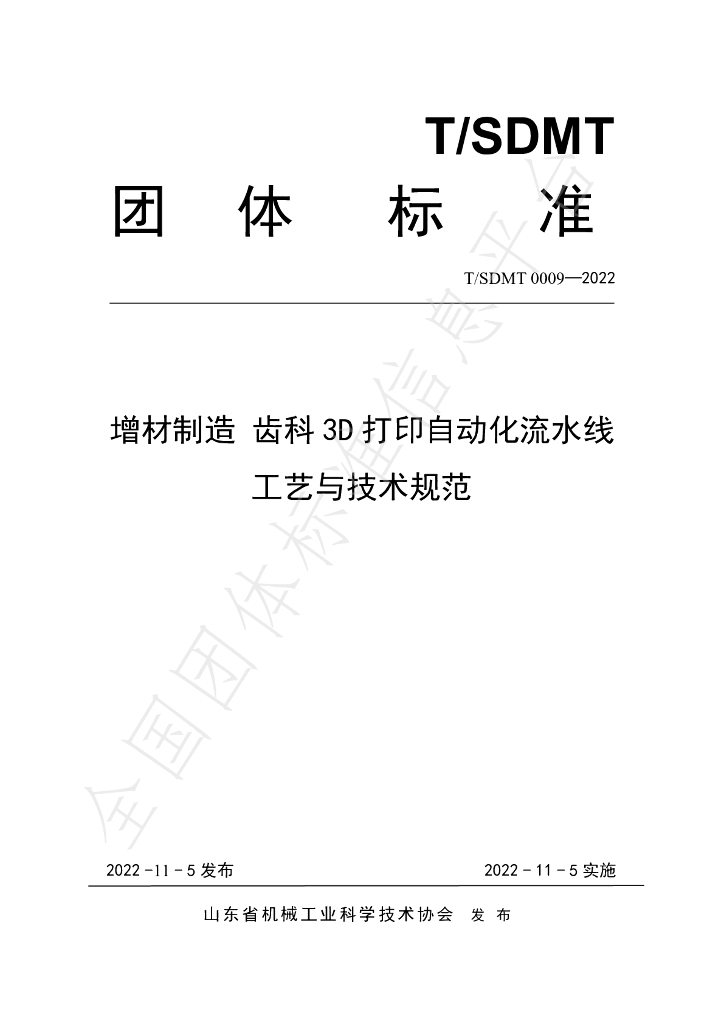 T/SDMT 0009-2022 标准预览