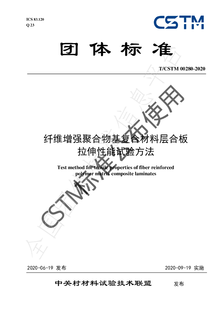 T/CSTM 00280-2020 标准预览