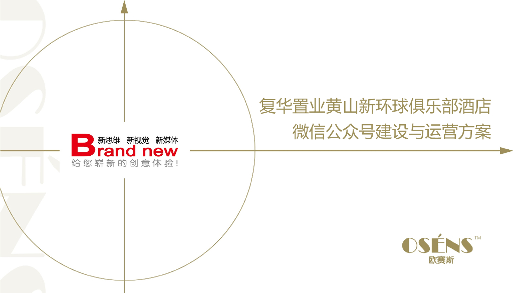 复华置业黄山新环球俱乐部酒店微信公众号建设与运营方案-osens