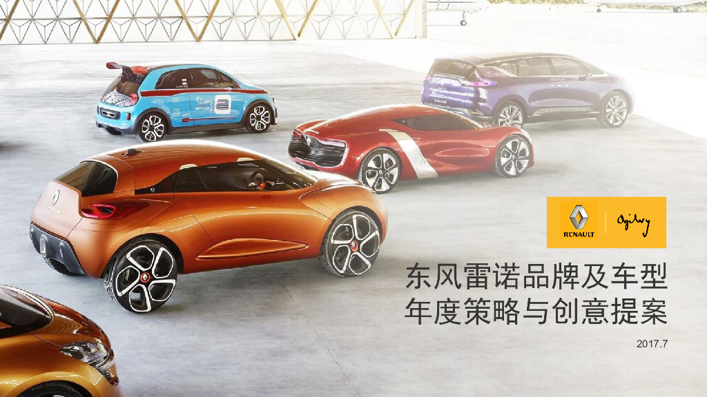2017东风雷诺品牌及车型年度策略与创意提案