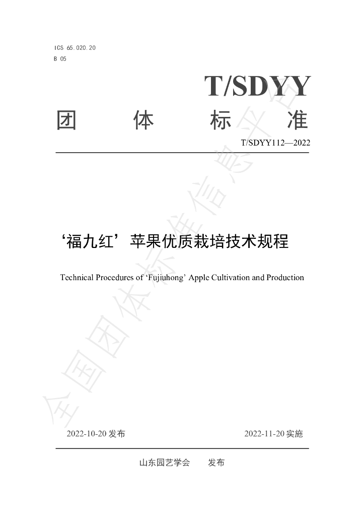 T/SDYY 112-2022 标准预览