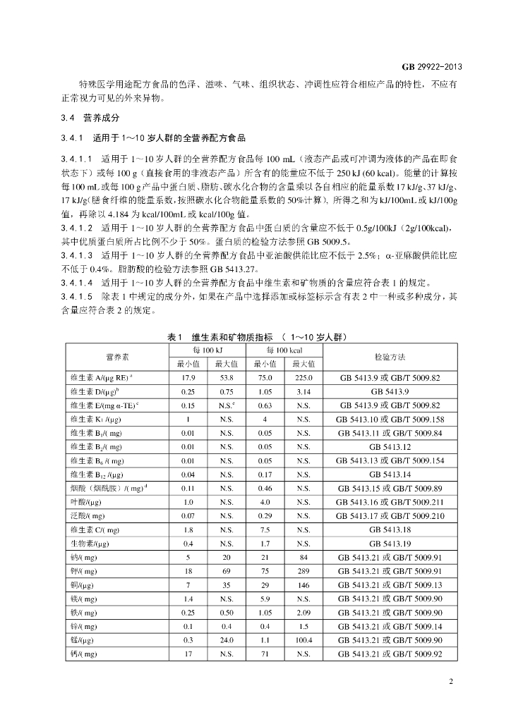 GB 29922-2013 标准预览